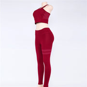 Women's 2-Piece Gym and Yoga Sportswear Set.