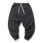 Men's Hip Hop Gym Joggers with Drawstring and Pockets.