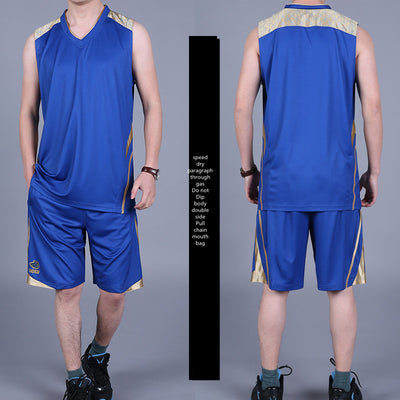 Men's Basketball Summer Sportswear Sleeveless Vest and Shorts sets