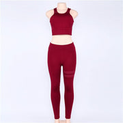 Women's 2-Piece Gym and Yoga Sportswear Set.