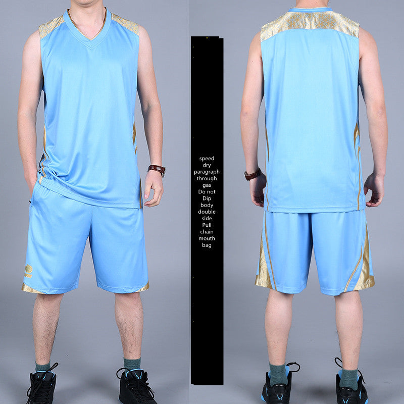 Men's Basketball Summer Sportswear Sleeveless Vest and Shorts sets