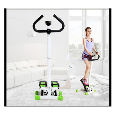 Double Armrest Multifunctional Treadmill for Home Fitness.