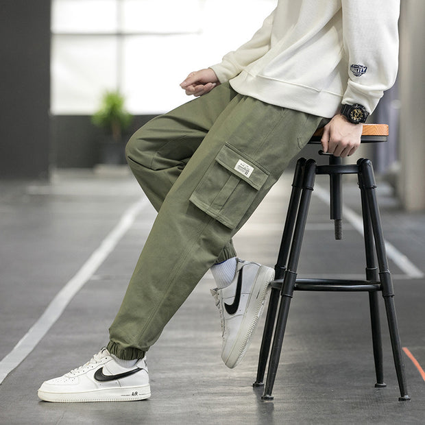 Men's Cargo Joggers Streetwear Techwear Army Pants.