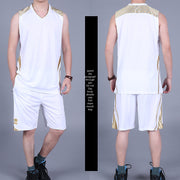 Men's Basketball Summer Sportswear Sleeveless Vest and Shorts sets