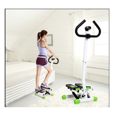 Double Armrest Multifunctional Treadmill for Home Fitness.