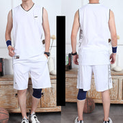 Men's Basketball Summer Sportswear Sleeveless Vest and Shorts sets